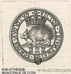 Ecu au porc-épic, Médaille pour Louis XII : revers.