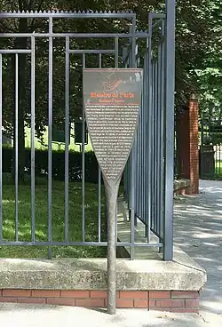 Panneau Histoire de Paris.