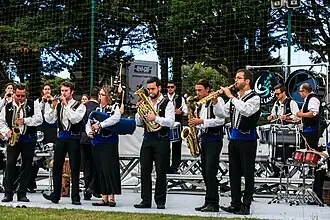 Cuivres avec le bagad Landi