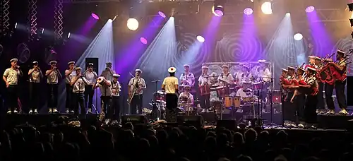 Concert des 70 ans du Bagad de Lann-Bihoué.