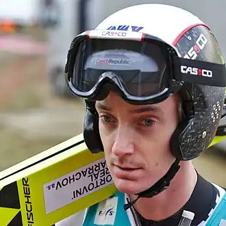 Lukas Hlava en 2014 à Engelberg.