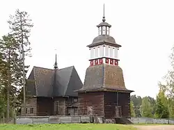 Extérieur de l'église.
