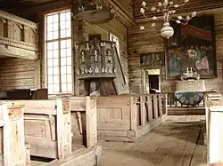 Intérieur de l'église.