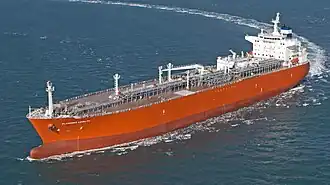 Le Flanders Loyalty, navire construit par DSME pour le transport du GPL.