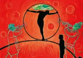 Formes noires comme des acrobates, 1997