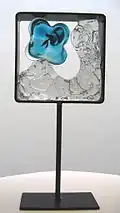 Sculpture en verre soufflé sur fonte de verre, 2005
