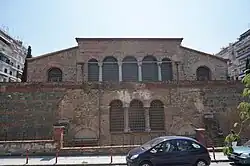 Vue d'une des façades de l'église