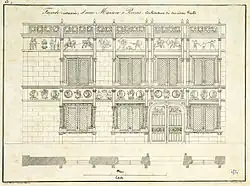 en relevé avec les gravures