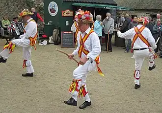 Morris dancers à Jersey, 2009
