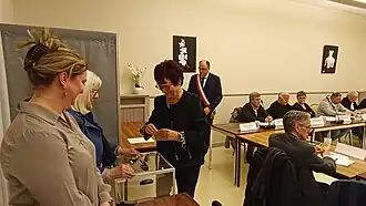 Fabien Bouriez, lors de son élection comme maire le 24 février 2025