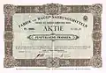 Action de la société Maggi en date du 1er juillet 1908.