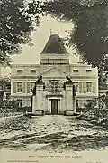 Façade du château en 1910