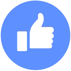 Graphique du bouton « J'aime » de Facebook.