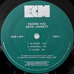 Album Facing you