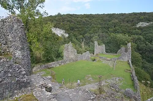 Haute-cour vue depuis l'entrée de l'habitation.