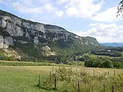 Falaises du col de la Crusille et du col du Banchet.