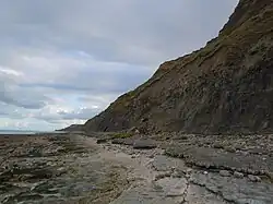 Falaises à l'est de Port en Bessin