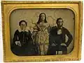 Une famille de Cleveland, ambrotype, 1856.