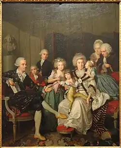Portrait de famille (1789), Springfield, Michele & Donald D'Amour Museum of Fine Arts.