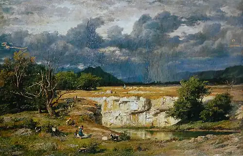 Coup de soleil avant l'orage (1861), musée des beaux-arts et d'archéologie de Besançon.