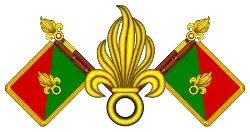 Fanions de la Légion étrangère française.