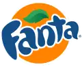 L'ancien logo de Fanta jusqu'à début 2016.