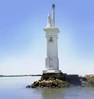 Phare Stella Maris sur le rio Uruguay, près de la ville Concepción del Uruguay (Argentine).