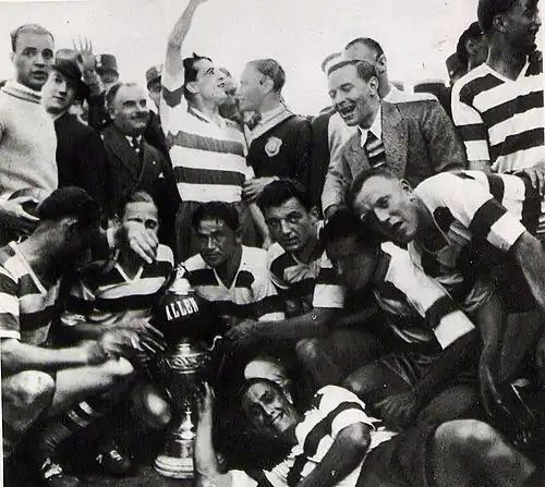 La grande équipe du FC Sète, en 1934.