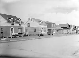 Cité-jardin en 1942.