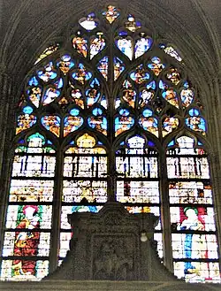 Verrière Renaissance de la chapelle Saint-Joseph.