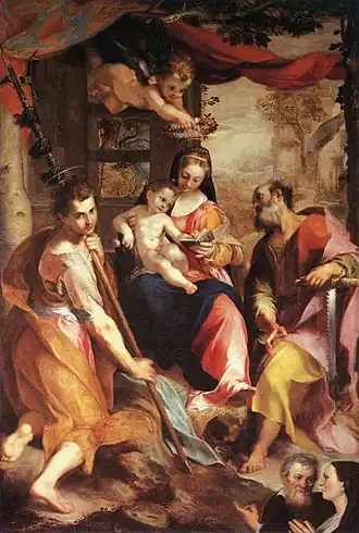 La Madone de saint Simon du Federico Barocci, 1567