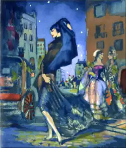 À une passante (Poème des Fleurs du Mal, de Baudelaire), 1946.