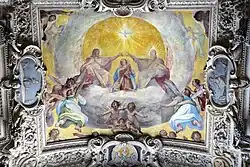 Couronnement de la Vierge, Plafond de La Chapelle de François Marie II d’Urbino, 1582-83, Federico Zuccari.