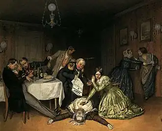 Tout est la faute du choléra, 1848.