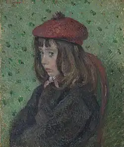 Félix Pissarro portant un béret rouge, 1881National Gallery, Londres