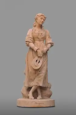 Jeune femme à la mandoline
