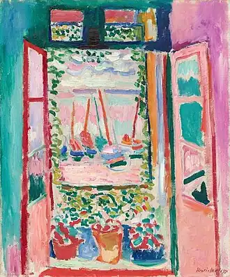 Henri Matisse, Fenêtre ouverte, Collioure, 1905.
