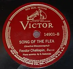 Description de l'image Feodor Chaliapin - Song of the Flea - Victor 14901B.jpg.