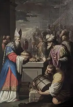 Ferdinand Elle - La rencontre d'Abraham et de Melchisédech