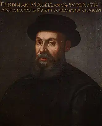 Portrait anonyme de Fernand de Magellan, XVIe ou XVIIe&nbsp;siècle.