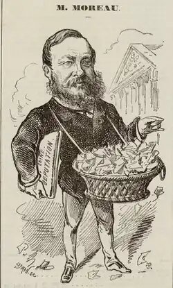 Caricature de Ferdinand Moreau.