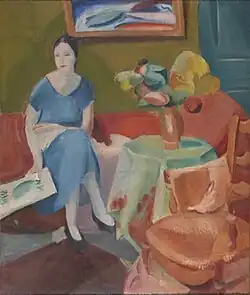 La Femme en bleu, 1921Musées royaux des beaux-arts