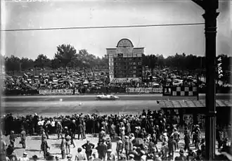 Ligne de départ et d'arrivée