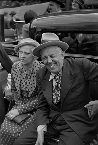 L'acteur Ferenc Futurista vers 1934.