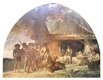 Fernand Cormon, Retour d'une chasse à l'ours (1884).