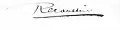 Signature de Fernand Recoussine