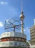 Horloge universelle Urania et Tour de télévision de Berlin (1964–1969)