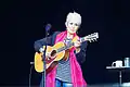 Joan Baez sur la scène Glenmor.