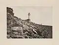 Feu de la falaise du Raz de Sein (vers 1883)