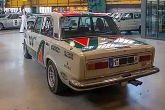 Fiat 124 1600 Special T (engagée au Motortreff Bella Italia 2024 exposée au Motorworld Munich)